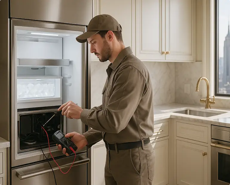 how do i reset my sub zero ice maker